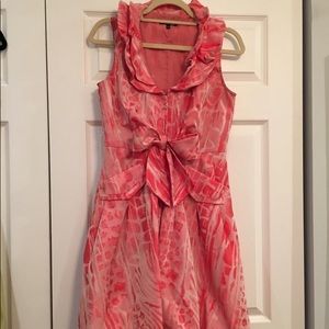 Samuel Dong Coral trench coat style dress/ jacket